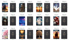 Lade das Bild in den Galerie-Viewer, Angebotsset Lenormand Kartendecks "Tagesblatt I+II" - NISER DESIGN