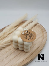 Lade das Bild in den Galerie-Viewer, Bubble Kerze Raps Wachs nature Neu - NISER DESIGN