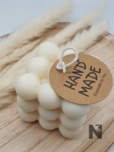 Lade das Bild in den Galerie-Viewer, Bubble Kerze Raps Wachs nature Neu - NISER DESIGN