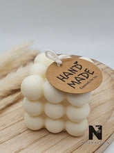 Lade das Bild in den Galerie-Viewer, Bubble Kerze Soja Wachs nature Neu - NISER DESIGN