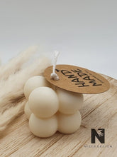 Lade das Bild in den Galerie-Viewer, Bubble Mini Kerze Rapswachs nature Neu - NISER DESIGN
