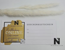 Lade das Bild in den Galerie-Viewer, Gutschein im Wert von 10 EUR - NISER DESIGN