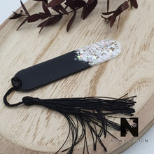 Lade das Bild in den Galerie-Viewer, Lesezeichen FORYOU schwarz weiß Glitter Neu - NISER DESIGN