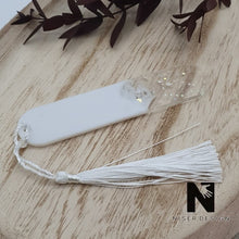 Lade das Bild in den Galerie-Viewer, Lesezeichen WITHGRATITUDE weiß glitter Neu - NISER DESIGN