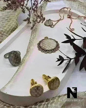 Lade das Bild in den Galerie-Viewer, Manschettenknöpfe Schlangenhaut MEDUSA Neu - NISER DESIGN