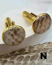 Lade das Bild in den Galerie-Viewer, Manschettenknöpfe Schlangenhaut MEDUSA Neu - NISER DESIGN