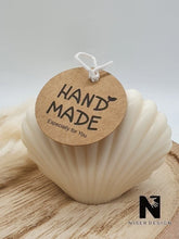 Lade das Bild in den Galerie-Viewer, Muschel Kerze Rapswachs Neu - NISER DESIGN