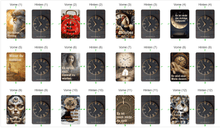 Lade das Bild in den Galerie-Viewer, Orakel Kartendeck "Ziffernblatt I" (54 Karten) Neu - NISER DESIGN