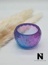 Lade das Bild in den Galerie-Viewer, Schälchen | Wachsschälchen MEDINA blau lila mit glow in the dark effect Neu - NISER DESIGN