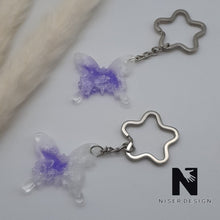 Lade das Bild in den Galerie-Viewer, Schmetterling DONNA weiß lila - NISER DESIGN