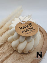 Lade das Bild in den Galerie-Viewer, Zopf Kerze Rapswachs nature Neu - NISER DESIGN