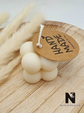 Lade das Bild in den Galerie-Viewer, Bubble Mini Kerze Rapswachs nature Neu - NISER DESIGN