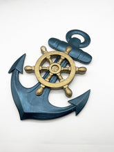 Lade das Bild in den Galerie-Viewer, Deko handbemalter Anker in mehreren Varianten neu - NISER DESIGN