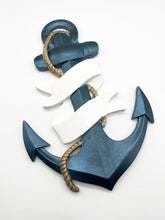 Lade das Bild in den Galerie-Viewer, Deko handbemalter Anker in mehreren Varianten neu - NISER DESIGN