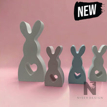 Lade das Bild in den Galerie-Viewer, Hase mit Herz HOPPEL neu - NISER DESIGN