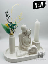 Lade das Bild in den Galerie-Viewer, Kerzenhalter GEORGE geriffelt neu - NISER DESIGN