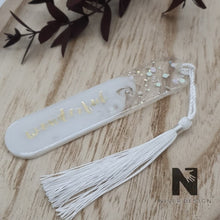 Lade das Bild in den Galerie-Viewer, Lesezeichen WONDERFUL weiß Glitzer Neu - NISER DESIGN