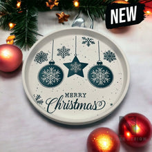 Lade das Bild in den Galerie-Viewer, Merry Christmas 17cm Deko Tablett neu - NISER DESIGN