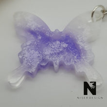 Lade das Bild in den Galerie-Viewer, Schmetterling DONNA weiß lila - NISER DESIGN