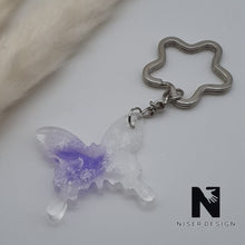 Lade das Bild in den Galerie-Viewer, Schmetterling DONNA weiß lila - NISER DESIGN