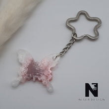 Lade das Bild in den Galerie-Viewer, Schmetterling DONNA weiß rosa - NISER DESIGN