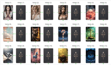 Lade das Bild in den Galerie-Viewer, Angebotsset Lenormand Kartendecks &quot;Tagesblatt I+II&quot; - NISER DESIGN
