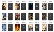 Lade das Bild in den Galerie-Viewer, Angebotsset Lenormand Kartendecks &quot;Tagesblatt I+II&quot; - NISER DESIGN
