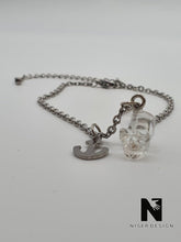 Lade das Bild in den Galerie-Viewer, Armband SPOOKY SESON Edelstahl mit Anker und Totenkopf Neu - NISER DESIGN
