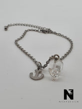 Lade das Bild in den Galerie-Viewer, Armband SPOOKY SESON Edelstahl mit Anker und Totenkopf Neu - NISER DESIGN
