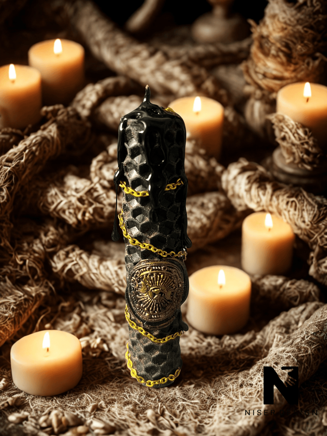 Ritualkerze Loslassen KETTENSPRENGUNG neu - NISER DESIGN