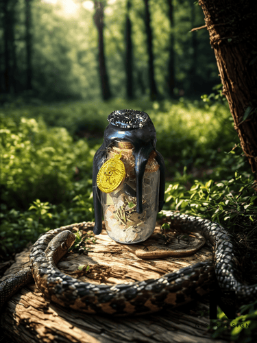 Spell Jar Hexen Fläschchen Schutz SNAEKIT neu - NISER DESIGN