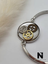 Lade das Bild in den Galerie-Viewer, Armband STEAMPUNK silber - NISER DESIGN
