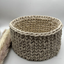 Lade das Bild in den Galerie-Viewer, Aufbewahrungskorb HELENA beige Korb Dia 20 cm neu - NISER DESIGN
