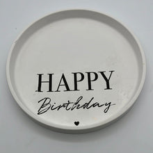 Lade das Bild in den Galerie-Viewer, Happy Birthday Geburtstag Tablett 17 cm B - Ware - NISER DESIGN
